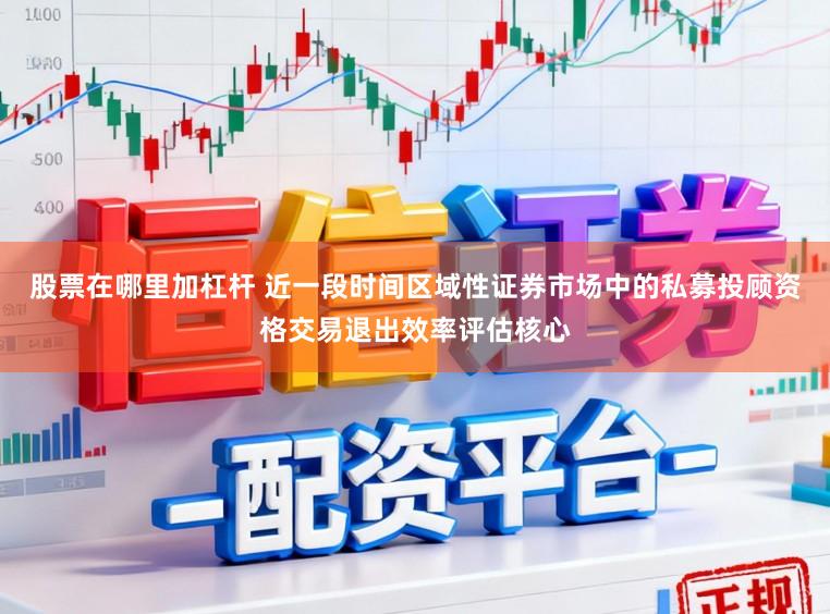 股票在哪里加杠杆 近一段时间区域性证券市场中的私募投顾资格交易退出效率评估核心