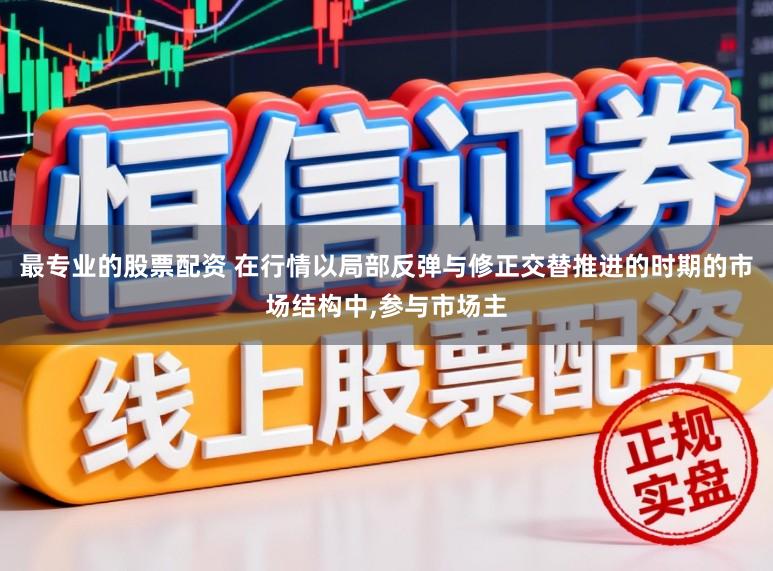 最专业的股票配资 在行情以局部反弹与修正交替推进的时期的市场结构中，参与市场主