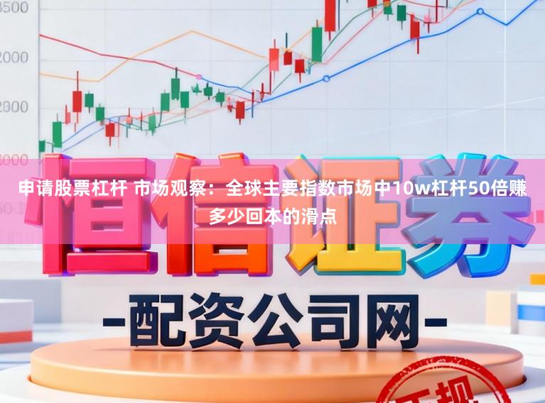申请股票杠杆 市场观察：全球主要指数市场中10w杠杆50倍赚多少回本的滑点