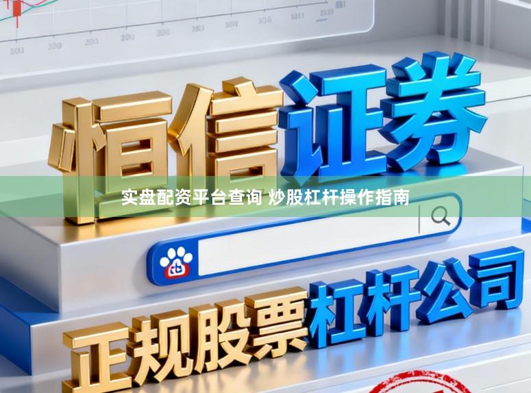 实盘配资平台查询 炒股杠杆操作指南